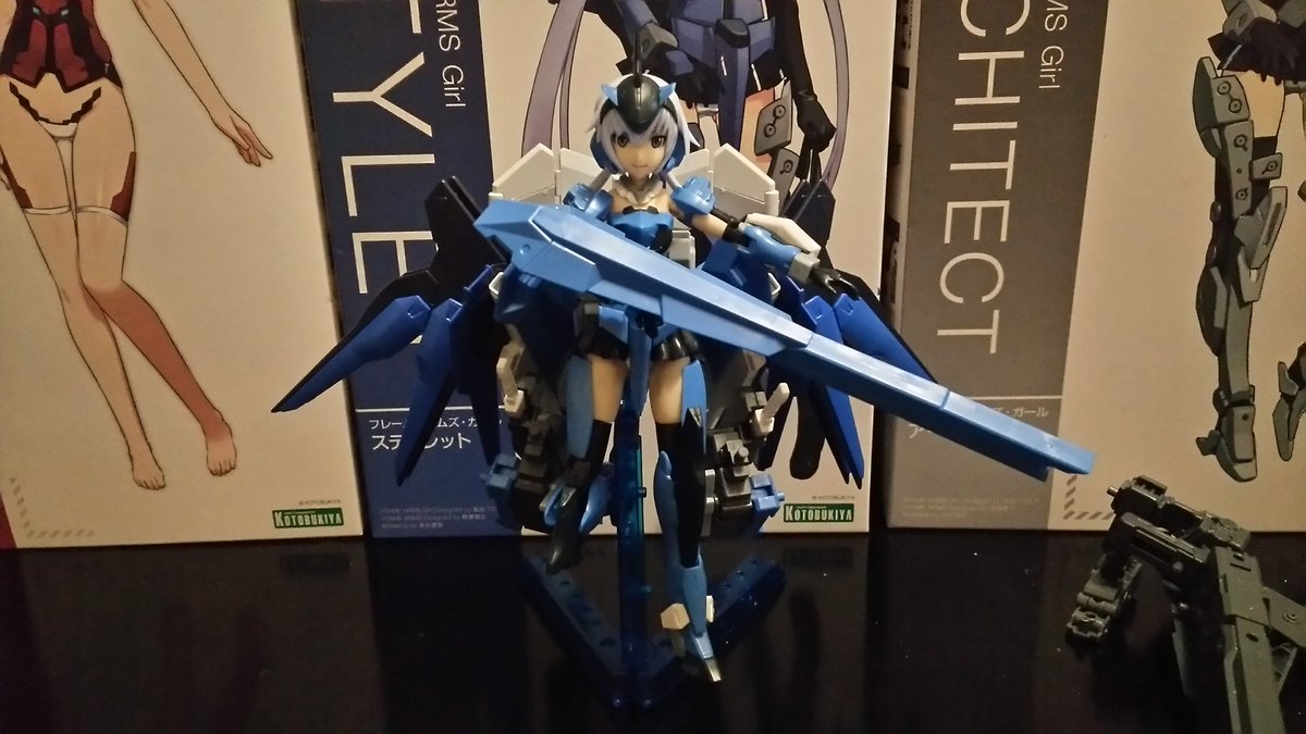 sora8ne's tweet photo. 折角の機会なので投稿。
初めての #フレームアームズ・ガール
「スティレット・ティアーズ」

プラモは今まで素組しかしてこなかったけど、これから塗装とかにも手を出せたらなと。
#マイFAガール https://t.co/wieqgErqEg