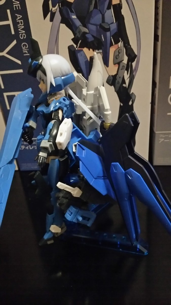 sora8ne's tweet photo. 折角の機会なので投稿。
初めての #フレームアームズ・ガール
「スティレット・ティアーズ」

プラモは今まで素組しかしてこなかったけど、これから塗装とかにも手を出せたらなと。
#マイFAガール https://t.co/wieqgErqEg