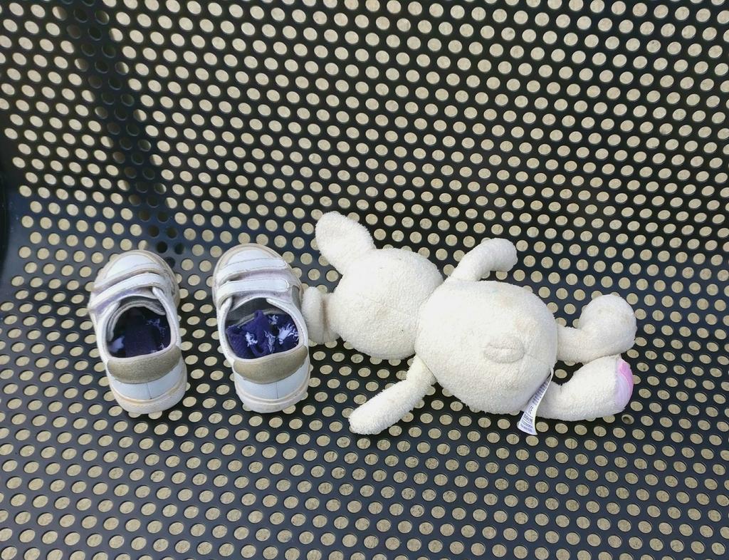 Lyndacollins's tweet photo. These are on a bench by the sea front in Ardmore since yesterday 😕
#lostteddy #lostrunners #ardmore https://t.co/almD9lyxSu