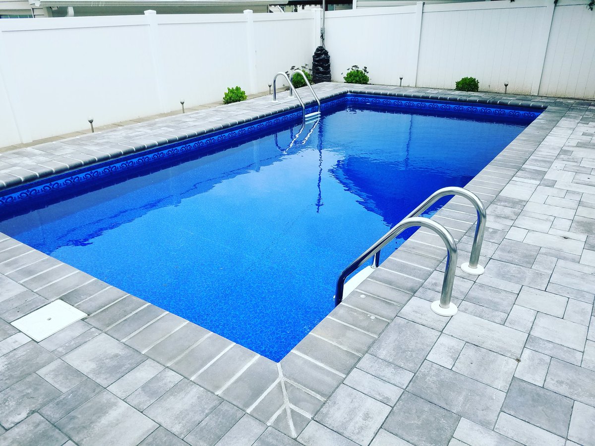 woodsidepools's tweet photo. A little goes a long way! Love this #littlegem in #NorthArlington 😎 #WoodsidePoolDesign #NJPool #NJPatio #OutdoorLiving #SpringProject https://t.co/zv8nWq4mOJ
