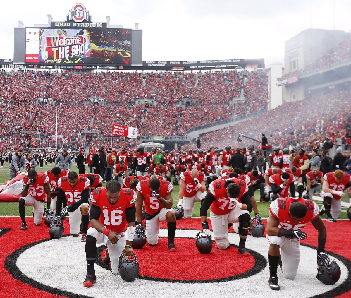 Every great moment begins with a kneel. Enjoy ur Sunday