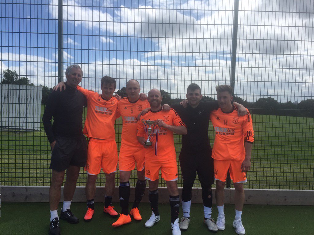 Bringing the trophy home to Bedfordshire.Thanks to @ShaylorGroup for a top day &amp; money raised for charity #champions