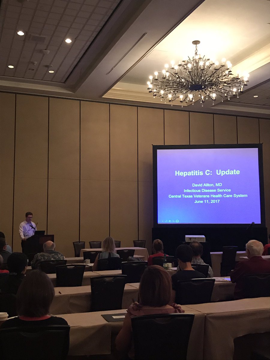 TXIDSociety's tweet photo. HEP C Update with Dr. David Allton #TIDS2017 https://t.co/eBDn8DT6Ld