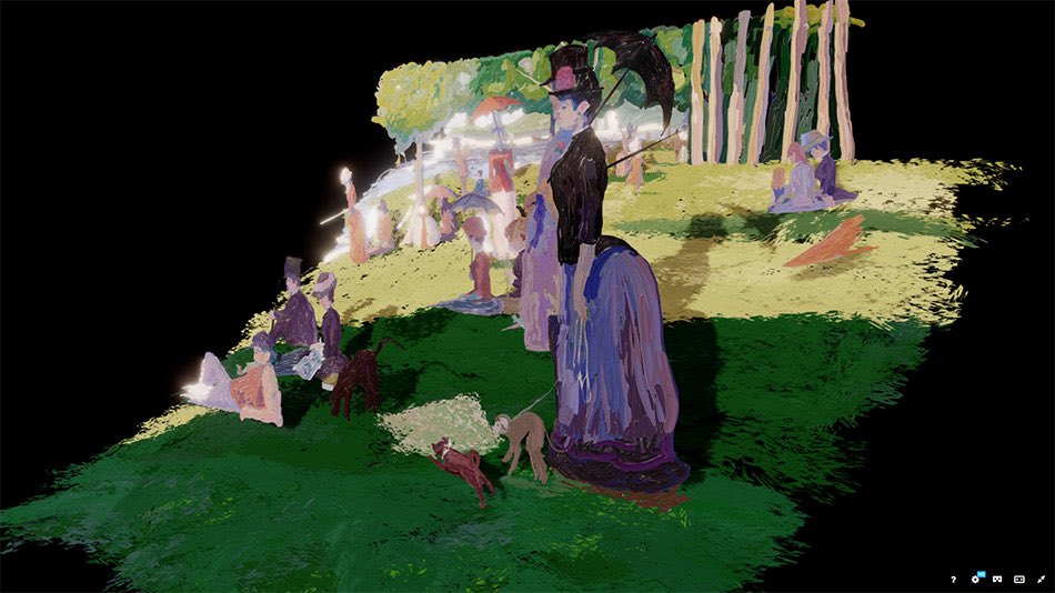 #GeorgePeaslee recreated #VanGogh and #Sera using #TiltBrush goo.gl/po0QZu #VirtualRealityArt