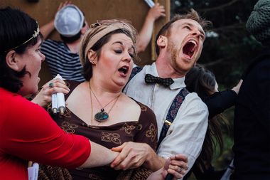 Oregonian's tweet photo. To rehearse or not to rehearse? Original Practice Shakespeare chooses spontaneity https://t.co/UnOIEPBYLe https://t.co/4Jm0hA1ucQ