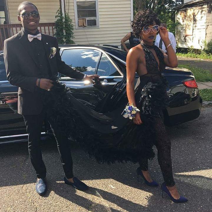 celestemilan's tweet photo. She slayed 2k17 prom https://t.co/bCwfCsjCHR