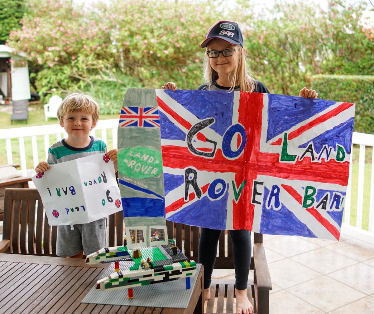Great effort #LandRoverBAR.  These two were inspired.  #AmericasCup2017