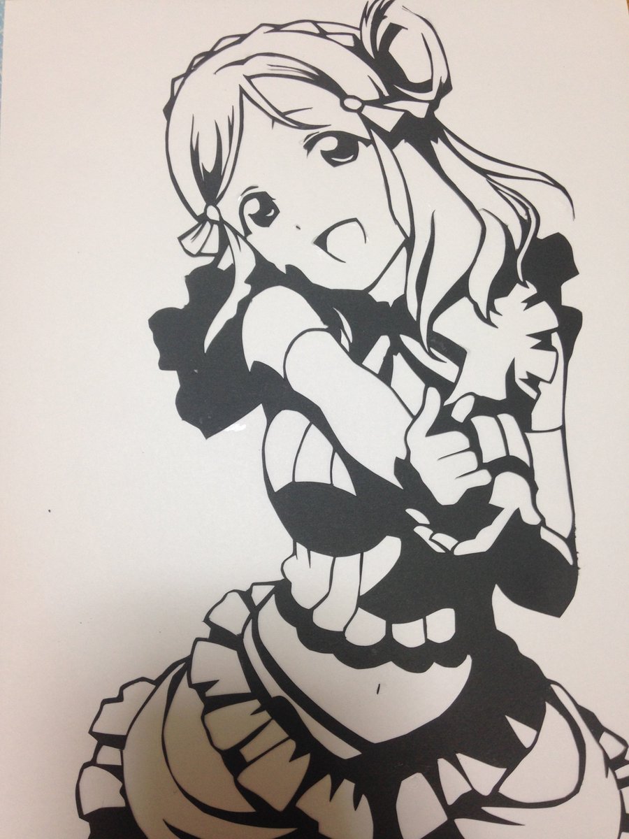 ラブライブ サンシャイン ニュース ちくわの切り絵