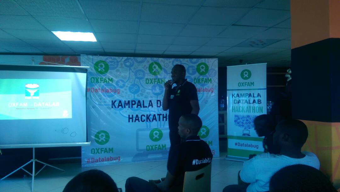 OxfaminUganda's tweet image. Team Cash Time presenting their final concept. #datalabug