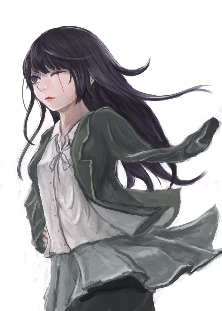 Awagot あわごと En Twitter 隻眼隻腕jk細波華乃ちゃん 魔法少女時での傷を癒さず残しているリップルは人間時には隻眼隻腕になってるのでは だとしたらめちゃくちゃかっけーじゃんと思って描きました Mahoiku 魔法少女育成計画