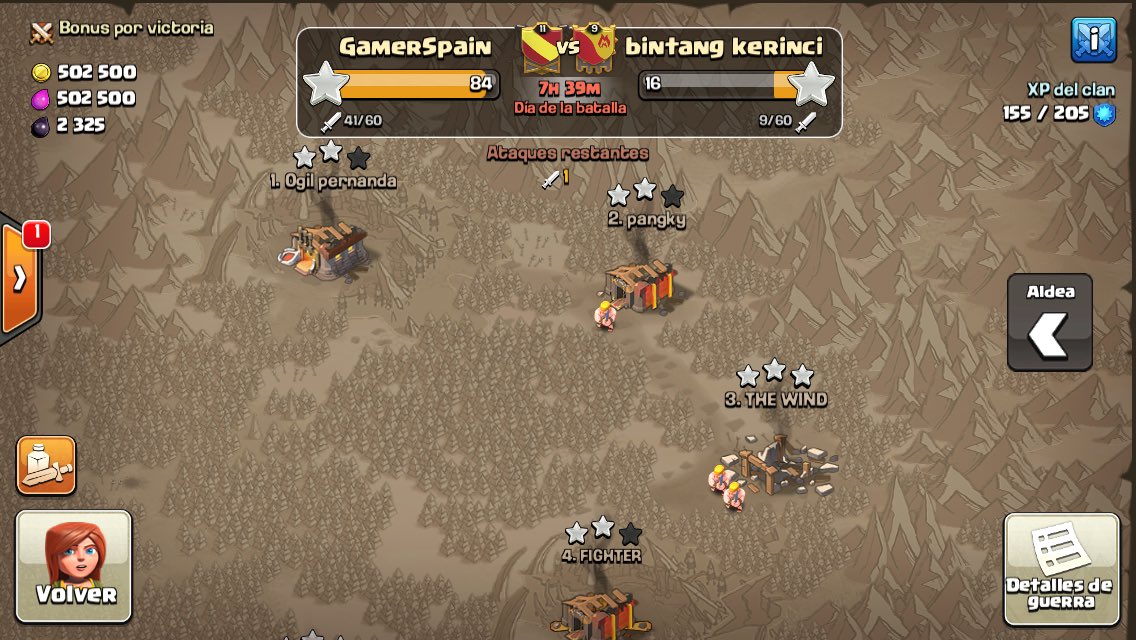 GamerSpainCOC's tweet photo. Así va la guerra!! A falta de 8 horas https://t.co/EKPy43XuDo