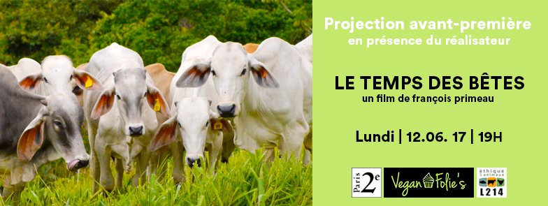 VeganFolies's tweet image. PROJECTION, demain à 19h à l'espace Jean Dame. Nous tenons un stand dès 18h.
Inscriptions sur : boutique.l214.com/evenements/310…
@L214