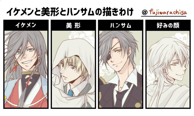 イケメンと美形とハンサムの描きわけのtwitterイラスト検索結果 古い順 イケメンと美形とハンサムの描きわけのtwitterイラスト検索結果 古い順