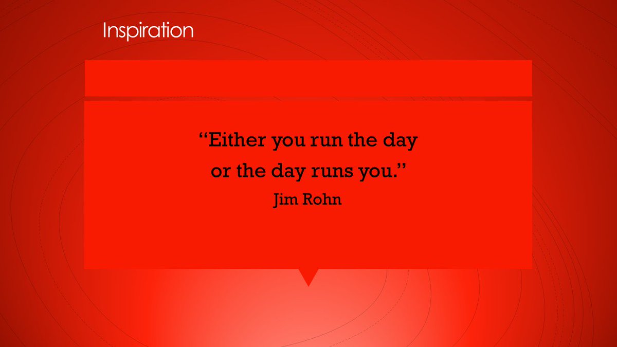 DHealthyFoods's tweet photo. "Either you run the day, or the day runs you." Jim Rohn, entrepreneur.  This can be applied to diet too. Who's in charge? You or the food? https://t.co/XPOGDOnFzi