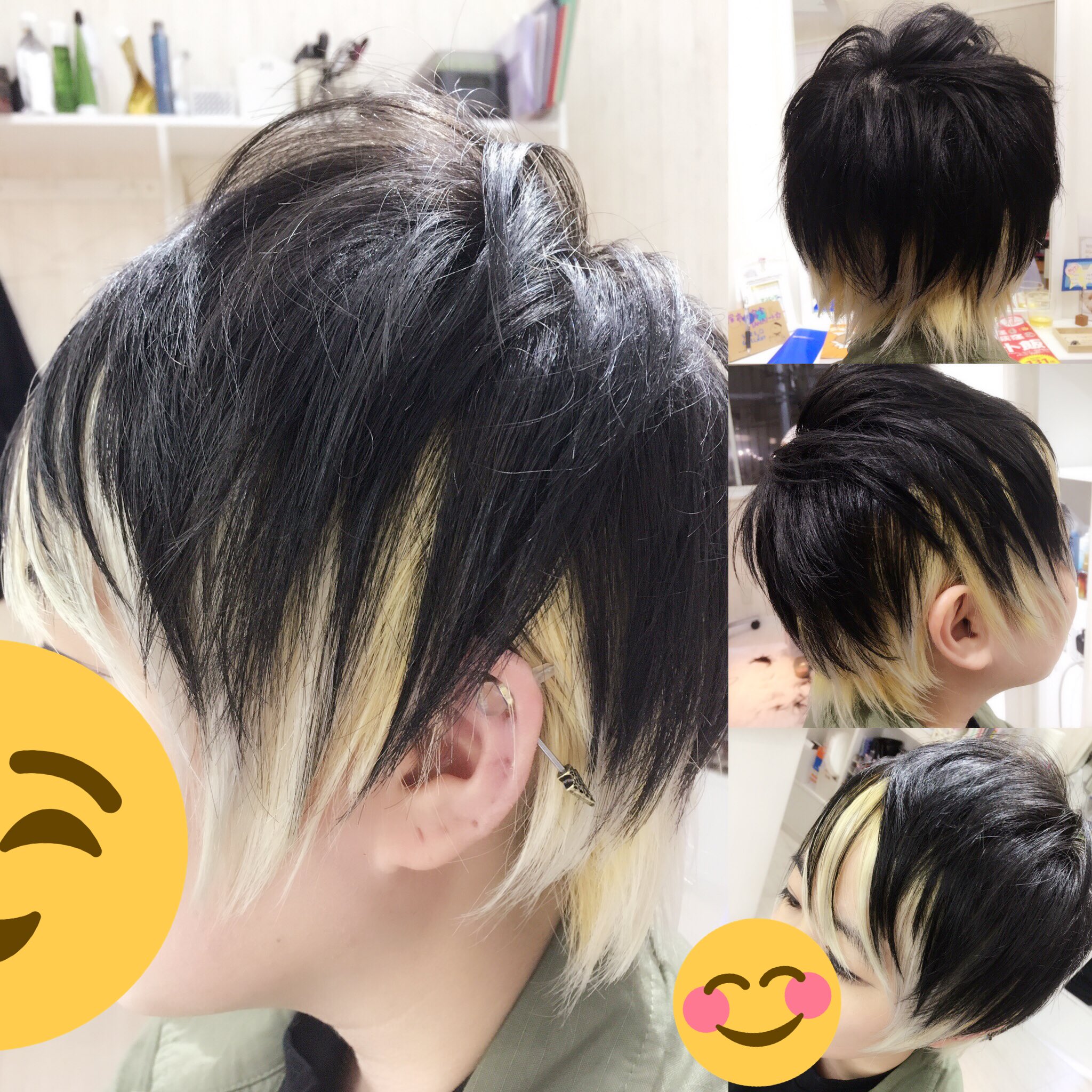 O Xrhsths 深夜美容室tama Sto Twitter 本日のお客様 ツートンカラーで全体的にレイヤーを入れてカラーの動きが出る様にスタイリングしました 金髪の所に色を入れてもかわいいかと カットさせていただきありがとうございます 深夜美容室tama O Xrhsths 深夜美容室tama Sto Twitter 本日のお客様 ツートンカラーで全体的にレイヤーを入れてカラーの動きが出る様にスタイリングしました 金髪の所に色を入れてもかわいいかと カットさせていただきありがとうございます 深夜美容室tama