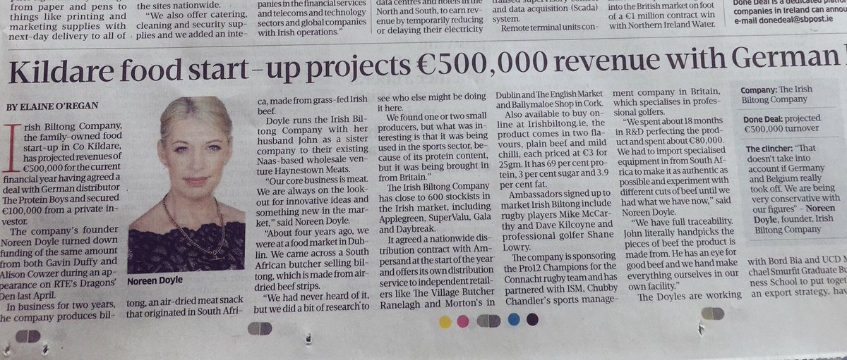 Irishbiltong's tweet photo. Thank u @sundaybusiness for the great article. https://t.co/bTuzc76vIm