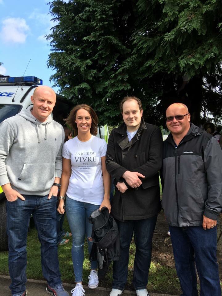 gtfm_radio's tweet image. Our very own Tim Cooper and Gavin Powell with former Wales &amp;amp; Lions Flanker Martyn Williams at 'Ponty's Big RunFor Fun' today!