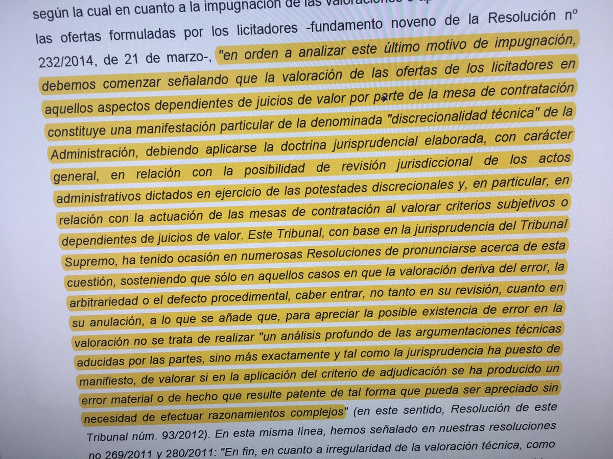 carreterosorg's tweet photo. Sobre la valoración subjetiva de las ofertas.
#TACRC https://t.co/ojZ3d8qHNO