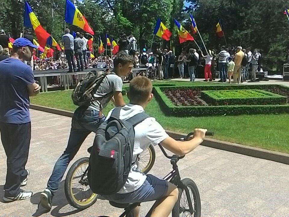 На протест на велосипедах