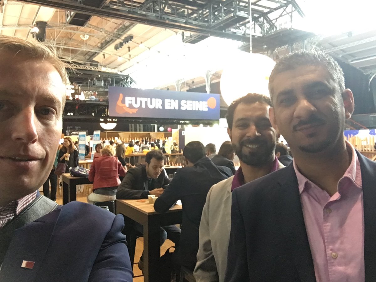 bahrainedb's tweet photo. #StartupBahrain joins the largest digital festival in Europe @Futur_En_Seine w/ @Akalatiapp &amp; @FishTransporter @FishDotMe #FENS2017 #Bahrain https://t.co/yiOzHQOV4Y