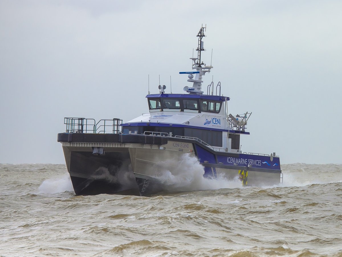 <a href="/seawork/">Seawork</a> VB25 #vessel build for <a href="/IceniMarine/">Turner Iceni</a>  23m CPP with #larger #superstructure