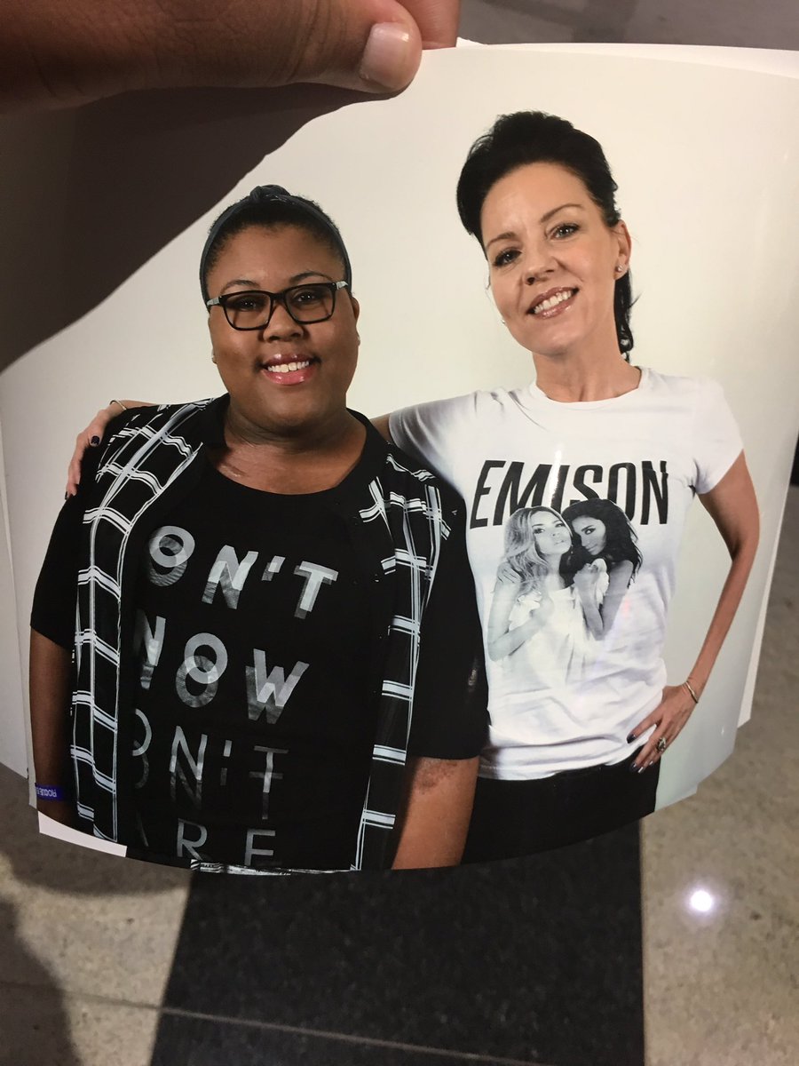 eilishallalong's tweet image. One of the captain's of Emison is wearing her Emison shirt 🙌🏽 #emisonendgame @TheAndreaParker