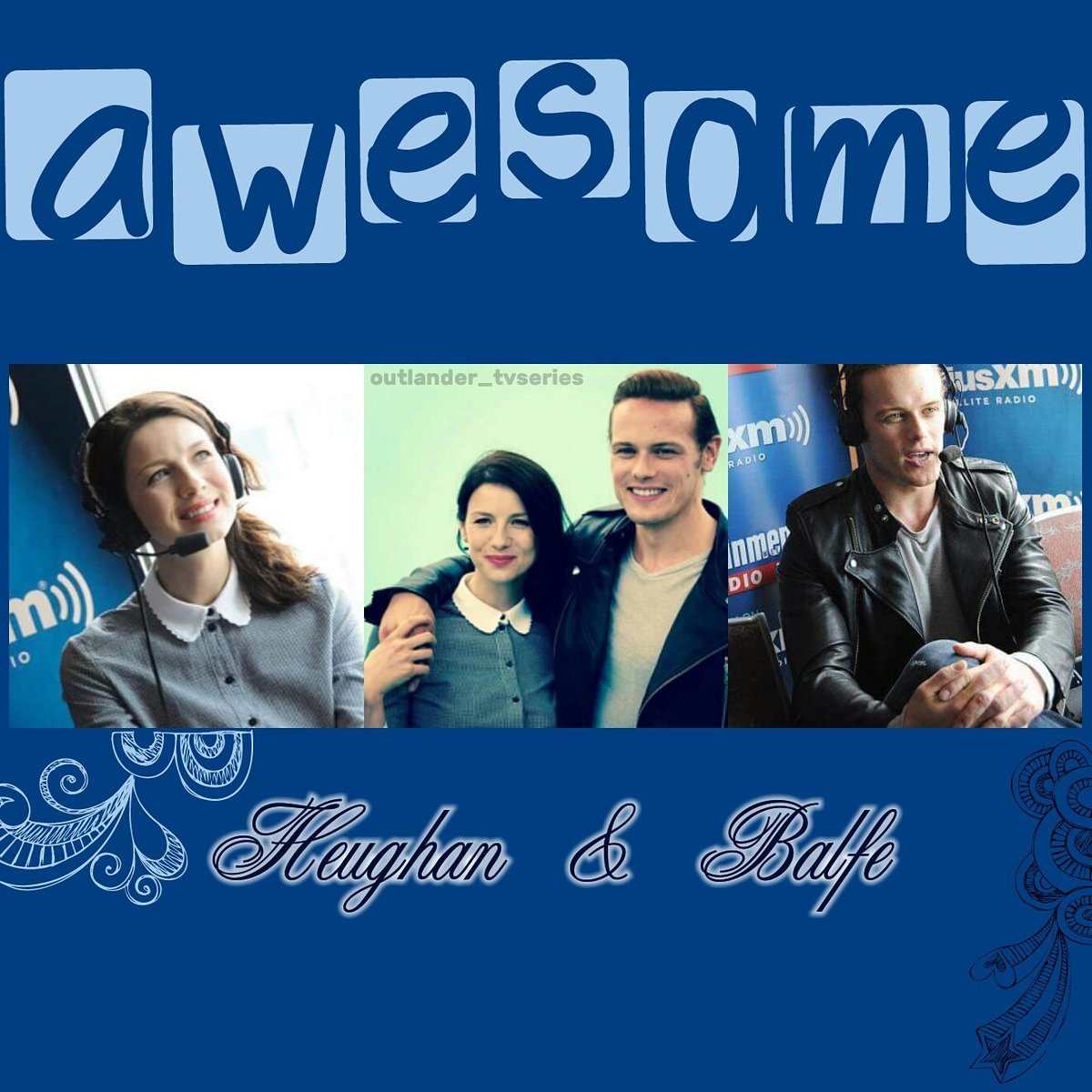 Morning all... Wish u a wonderful and nice day. Greetings... #samheughan #caitrionabalfe