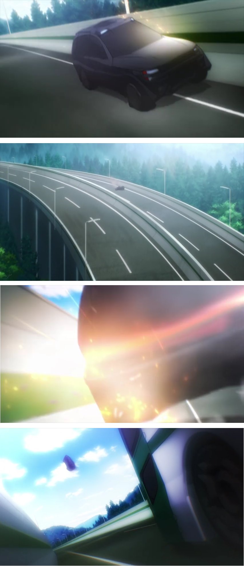 リジス 東名高速の事故の再現cgを見たけど 発生状況まで魔法科高校の劣等生9話と一致してるじゃないか