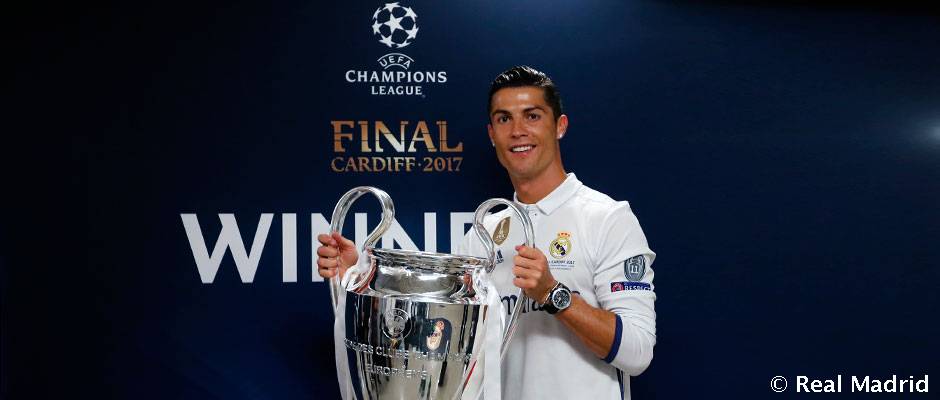 realmadrid's tweet photo. ⚽️✅ #CHAMP12NS
@Cristiano es el primer futbolista en marcar gol en 3️⃣ Finales de la Champions

📺👉 https://t.co/bbAJ9IuUlt

#HalaMadrid https://t.co/gAvrymn9hx