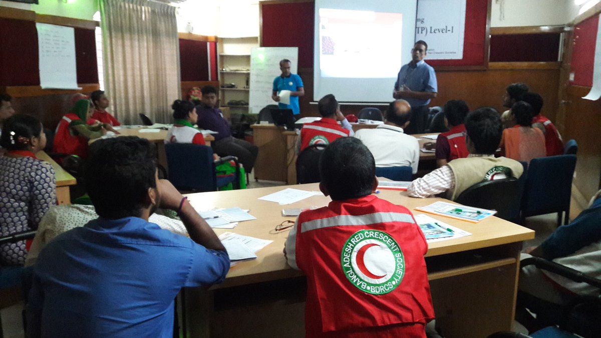 RaquibRony's tweet photo. .@BDRCS1, supported by #IFRC & funded by #AmCross started a 3 days Cash Transfer Programming #CTP L-1 training @ #Kishoreganj, #Bangladesh. https://t.co/C5OzaGQA5B