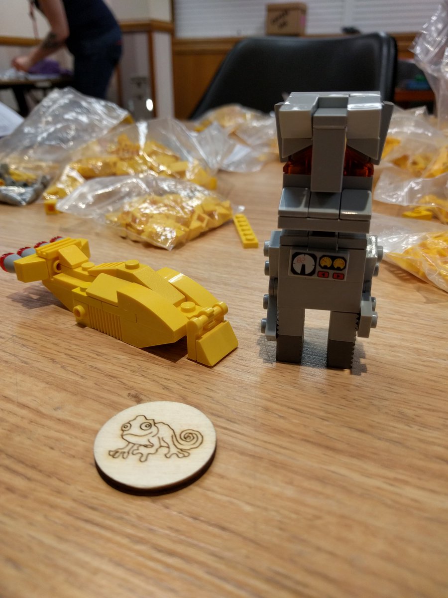 Brian M(ysterious) Milton (@munchkinstein) on Twitter photo Having a constructive time at <a href="/LLCon3/">Lazlar Lyricon 3</a>
Marvin the Paranoid Android and a Vogon Constructor Ship. Having a constructive time at <a href="/LLCon3/">Lazlar Lyricon 3</a>
Marvin the Paranoid Android and a Vogon Constructor Ship.