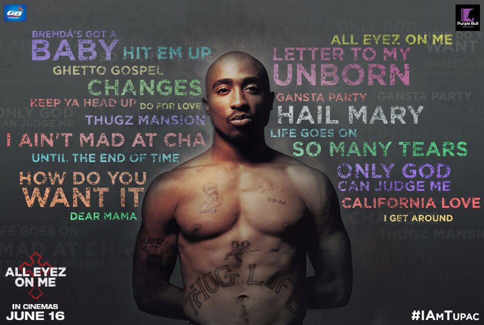 GakhalBrothers's tweet image. A man whose songs were loved by everyone &amp;amp; held the power to inspire millions! #IAmTupac #TupacShakur
Watch #AllEyezOnMe in cinemas 16.6.17