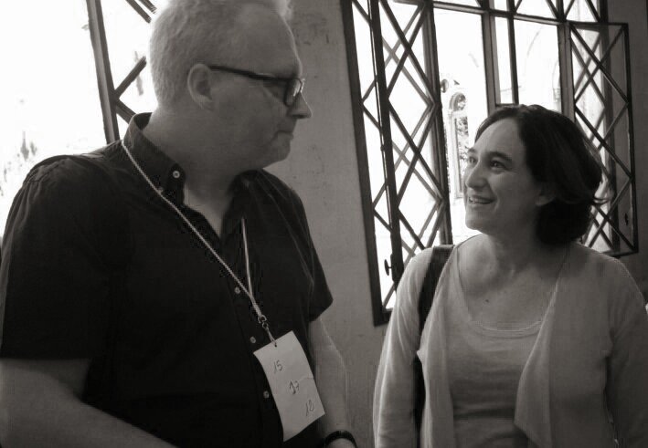 interessante ontmoeting met burgemeester <a href="/AdaColau/">Ada Colau 💜🌈🔻</a> van Barcelona  op #fearlesscities, een heel inspirerende vrouw! fearlesscities.com