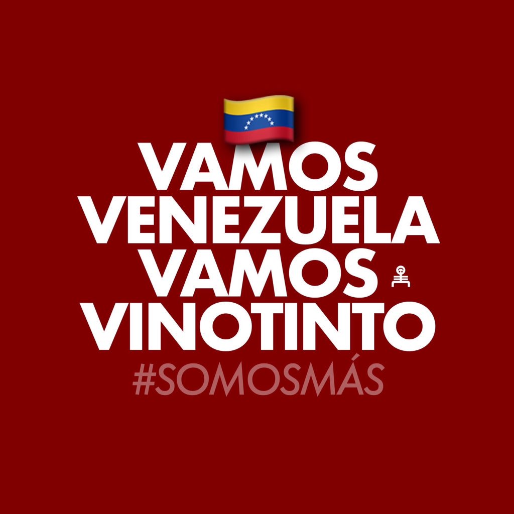APProductionsVE's tweet photo. #QueNadiePierdaLaEsperanza en Venezuela. ¡Somos VINOTINTO! https://t.co/6iDDKlgq3w