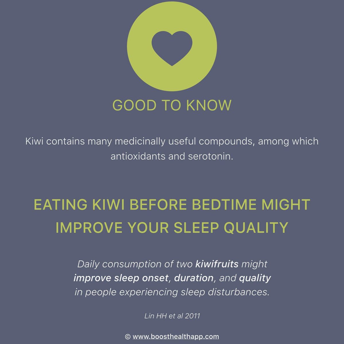 Hashiboto_Boost's tweet photo. Kiwifruit is awesome, it tastes great &amp; it's full of #serotonin &amp;can help with sleep disturbances #hashimotos #hypothyroid @Boost_HealthApp https://t.co/QdRCgxzZQj