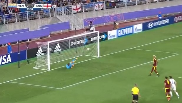 BBCSport's tweet photo. SAVED!

Freddie Woodman saves the penalty for England.

The #younglions still lead.

Live: https://t.co/T6KUnI2S3P https://t.co/Y3aPjTWSxJ