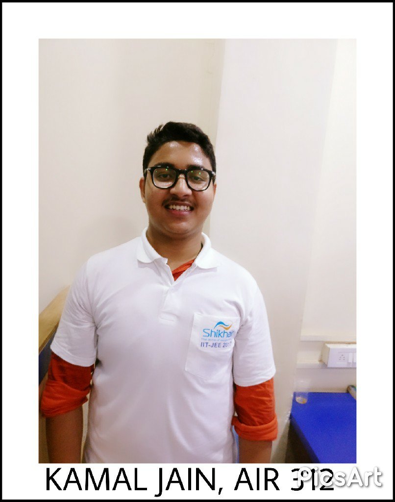 shikharclasses's tweet photo. Heartiest congratulations to kamal jain for securing AIR 312 #IITJEE #JEEAdvance2017 #JEEAdv17Result https://t.co/vGrEqfNJIJ