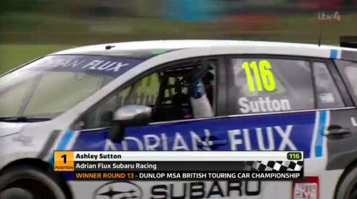 Sutton takes Round 13! #BTCC