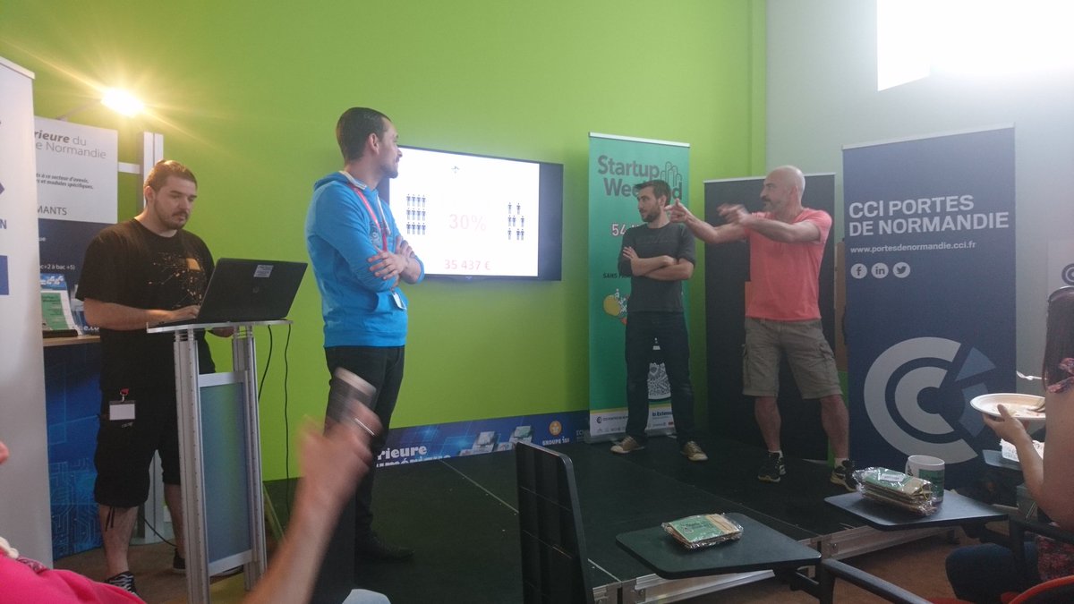 swalencon's tweet photo. Début des pitchs à blanc ! #swalencon https://t.co/GkTzwsMVix