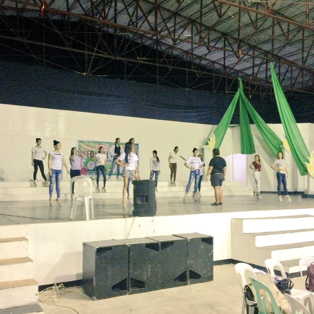 mejamesclifford's tweet image. #DNAProductions for Miss Villanueva 2017 Pageant Night rehearsal. 
Choreographer: @lurelucero21 
Pageant Director: @Densyo_777