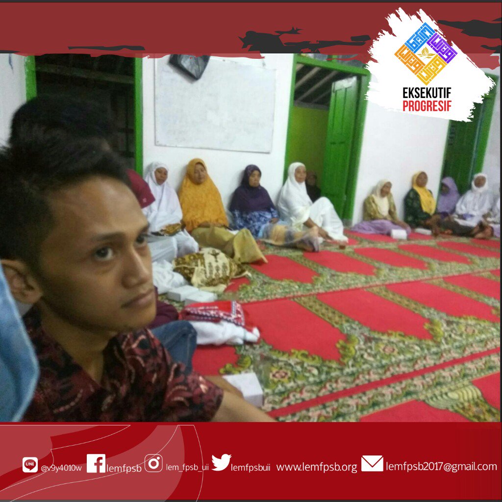 Saat ini, minggu 11 juni 2017 sedang diadakan acara Peringatan Nuzulul Qur'an di Desa Binaan LEM FPSB.