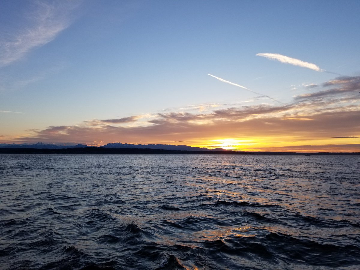 nuclearbeard's tweet image. Walked a bit around Seattle, saw a cool sunset, hit 10k on a sidewalk leaving a brewery.
