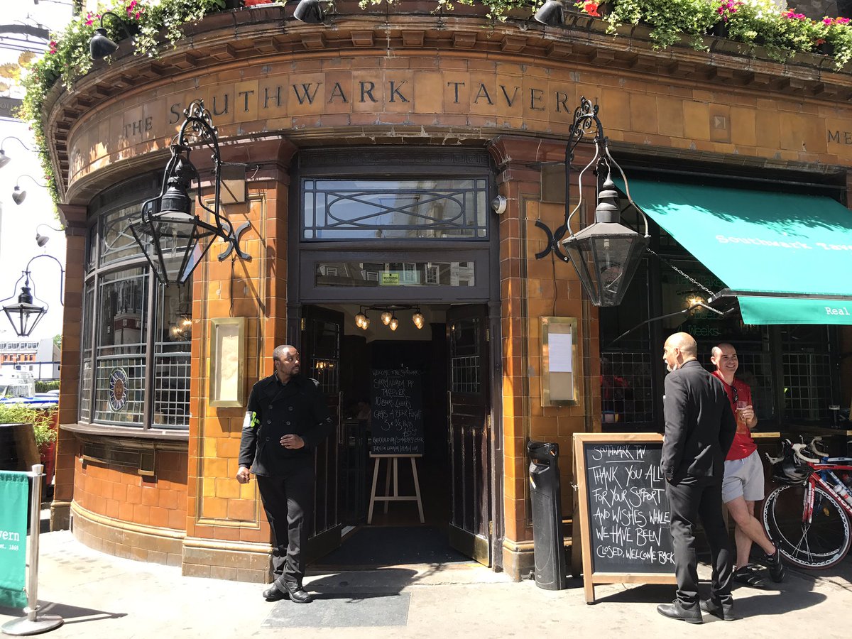 The @southwarktavern has reopened #londonbridge