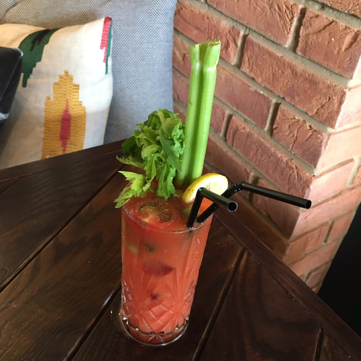 The first of my #BottomlessSundays Bloody Mary's <a href="/StnTavern/">Station Tavern Cambs</a> - so looking forward to bottomless yorkies too!