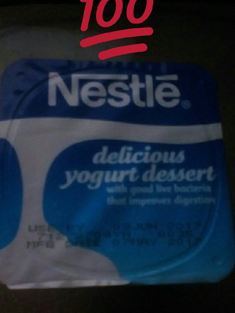 nickulet124's tweet photo. #YougurtCreamyDelight
#Nestle https://t.co/p2LitRvxmq
