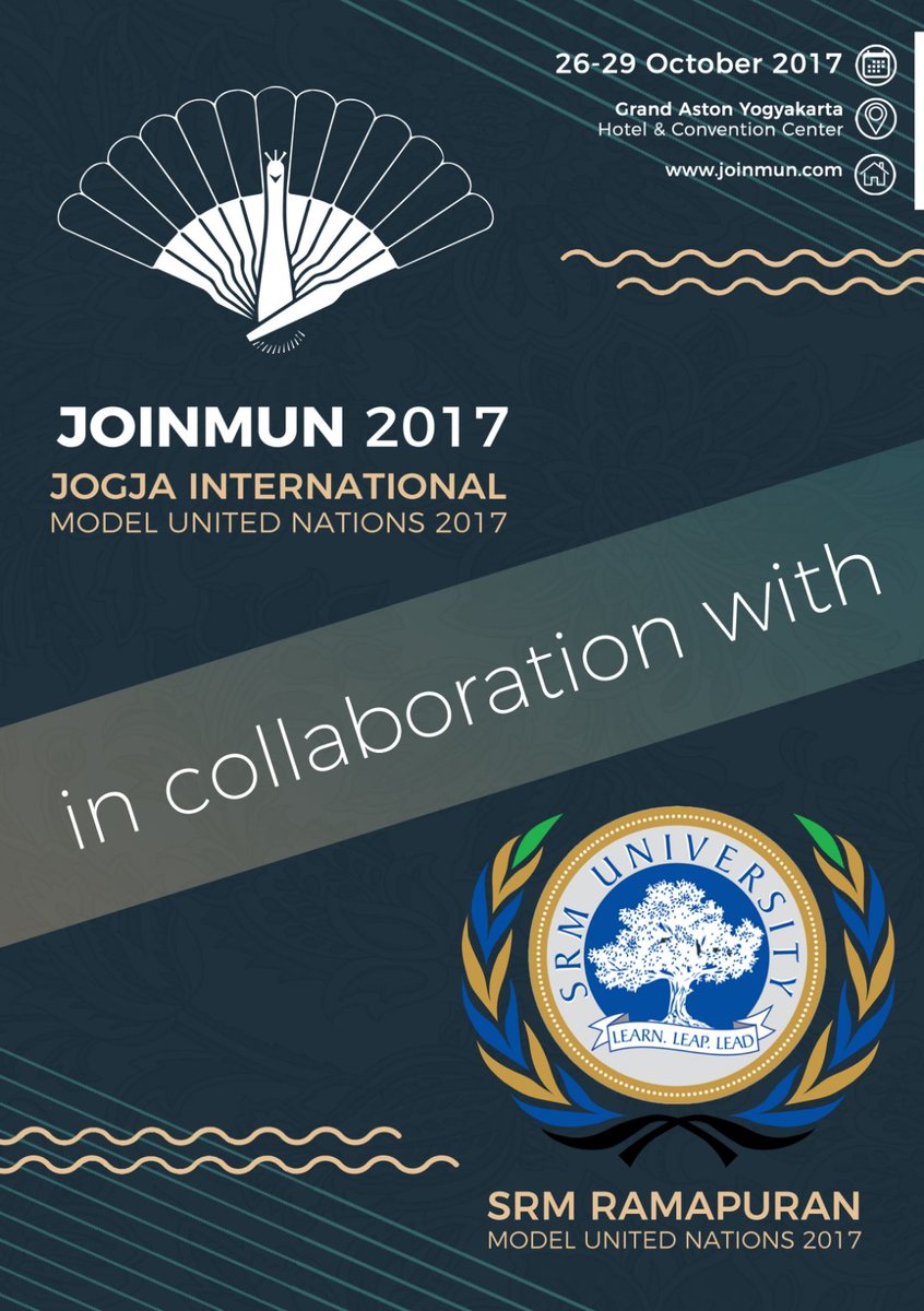 joinmun's tweet photo. [ INTERNATIONAL MUN PARTNER ]

We're honored to announce our international collaboration wih @srmrmun Chennai (India)!

#JOINMUN
#SRMRMUN https://t.co/7LvIPlPJGY