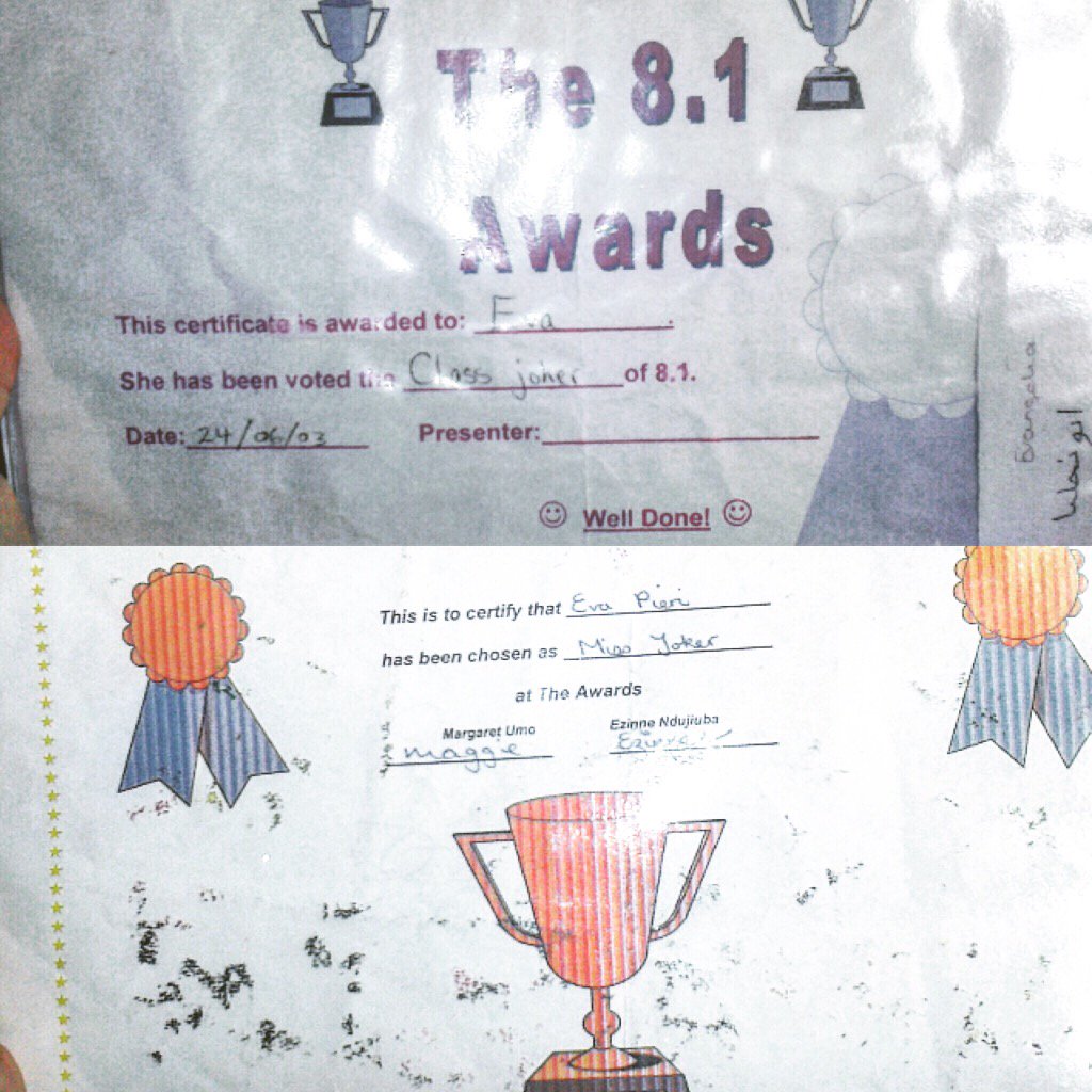 onceuponhuman's tweet image. 2002, 12, Year 8
2003, 13, Year 9
#asenseofhumor  never dies.