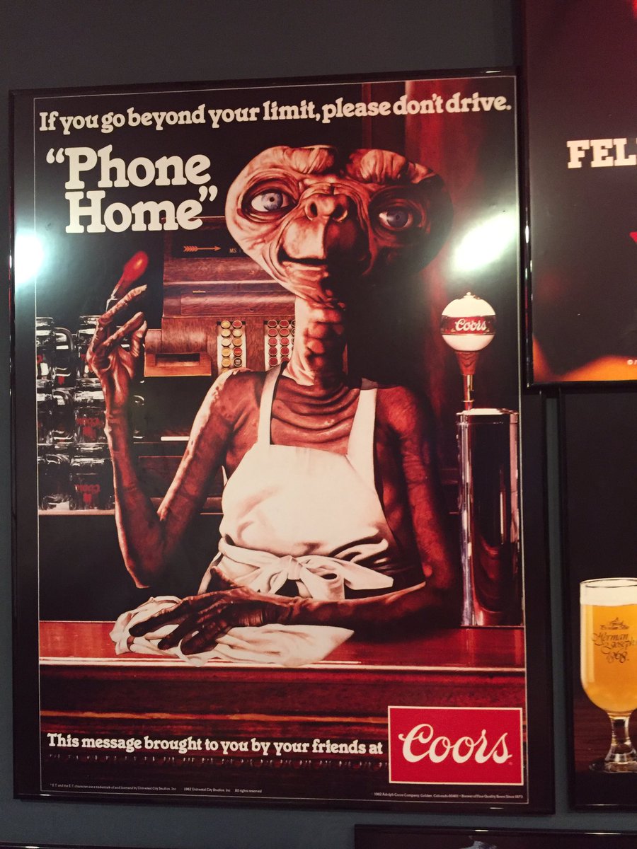 VBilliards's tweet photo. Safety First!!! Phone Home!!! #dontdrinkanddrive #besafe #phonehome #coors #adpromo https://t.co/m5RJqD7zLz