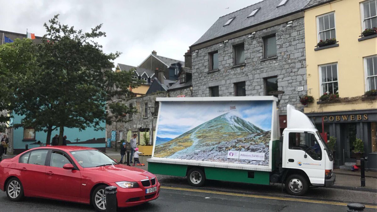 Irelandwest's tweet photo. We're in Galway for battle of the West - if you see our ad mobiles take a pic &amp; tweet us with it &amp; #WinningTheWesht &amp; u could win a prize https://t.co/S6G1HgyfBa