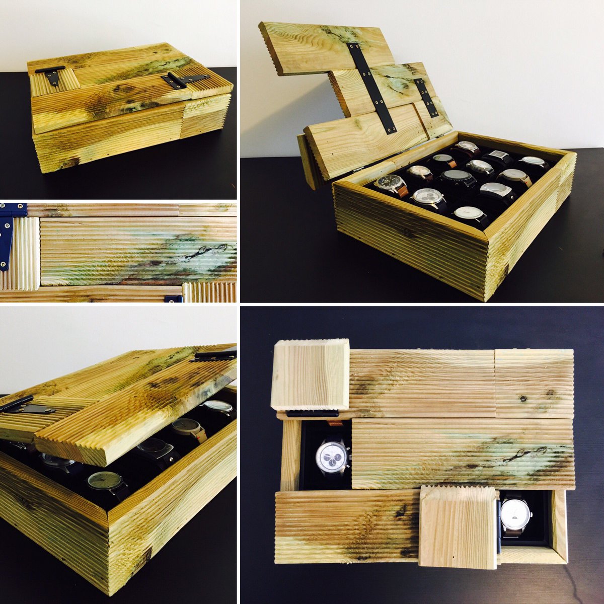 kAk_design's tweet photo. The "Verde" Watch box! #handcrafted #wooden #box https://t.co/TbGzjilxJs https://t.co/e2AOi3cZyu